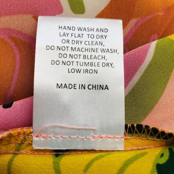 Anthropologie Hutch Glenne Tropical Wrap Dress Medium - Picture 9 of 10